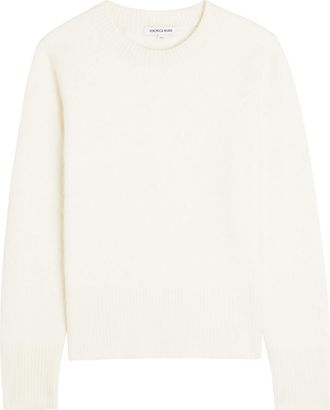 Veronica Beard Pippen Brushed Cashmere Jumper - Ivory - S (UK8-10 / S)