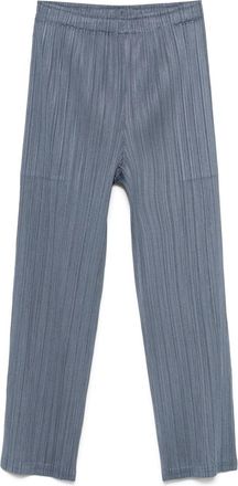 Pleats Please Issey Miyake Pleated Trousers - Womens - Polyester