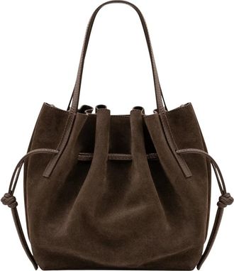 Yuzefi Scallop Mini Tote - Dames - Schoudertassen - Bruin - ONE Size - Leer - Tassen