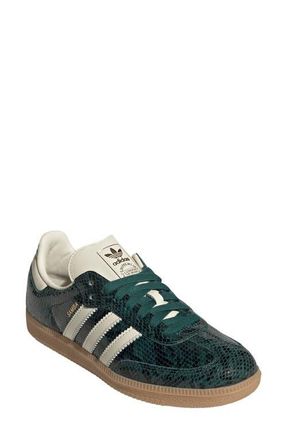 adidas Gender Inclusive Samba OG Sneaker in Green/White/Green at Nordstrom, Size 8 Womens