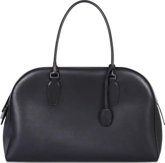 The Row India 12 leren shopper - Zwart