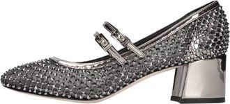 Le Silla Mary Jane D&eacute;collet&eacute; - Dames - Pumps - Grijs - 36 EU - Leer - Schoenen