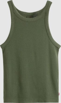 Levi's D&eacute;bardeur Essential Racer Tank Greens Garment Dye Fa191