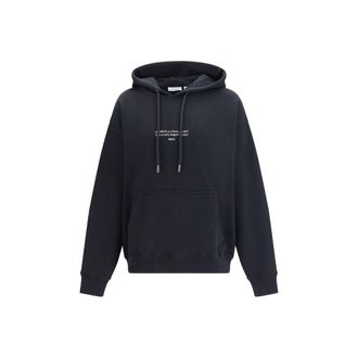 Off-white Black Cotton Mens Sweatshirt