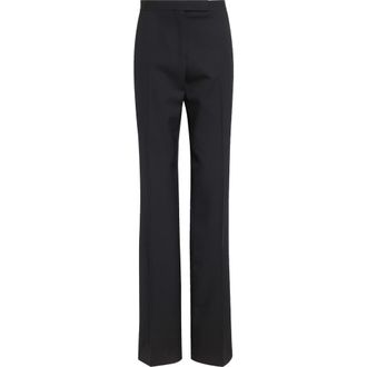 Tom Ford Grain Tuxedo Pants in Black/Deep Blue Navy at Nordstrom, Size 10 Us