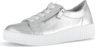 Gabor Wisdom Silver Metallic Womens Trainers 83.334.61