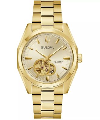 Bulova Surveyor Heren Horloge Goudkleurig 97A182