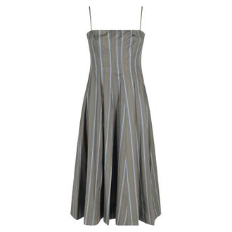Staud Midi Dresses, female, Gray, Size: 2XS Wylie Dress