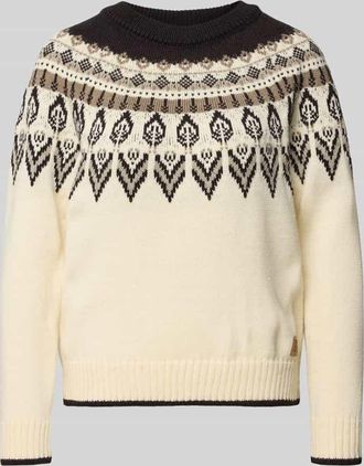 Dale of Norway Norwegerpullover aus Wolle Modell SULA in Offwhite, Größe XL