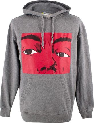 J.W.Anderson Grey Graphic Print Hoodie Size M
