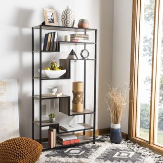 Safavieh Joanna Retro Mid Century Wood Etagere