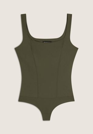 Freddy Body FREDDY Body F4WTWY13, Damen, Gr. L, EURO, gr&uuml;n (kalamata), Obermaterial: 77% Polyamid PA. 23% Elasthan EL., Bodys Body