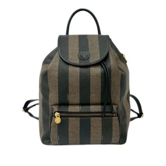 Fendi Pre-owned Backpacks, female, Brown, Size: ONE SIZE Pre-owned Coated Canvas Backpack