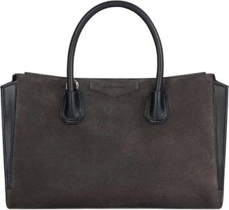 Givenchy Antigona Catchall Small Tas - Dames - Tassen - Grijs - Maat: ONE Size Zijde