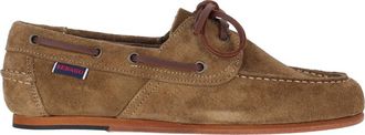Sebago Brown Owen Suede Lace-Up Flat Shoes