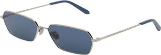 Retro Superfuture BALARM BLUISSIMO O5D Mens Sunglasses Silver Size 59