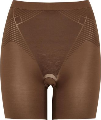 Spanx Thinstincts 2.0 Girl Shorts - Brown - XS (UK6 / XS)
