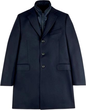 Fay Jas met Binnenjas van Dons - Heren - Mantel - Blauw - M - Jassen