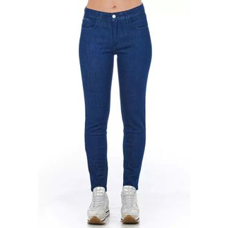 Frankie Morello Dames, Jeans, Blauw, Maat: W30
