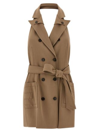 Elisabetta Franchi Beige Vest dress