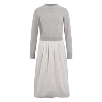 PESERICO Dames, Jurken, Veelkleurig, Maat: S Zijde