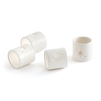 La Redoute Interieurs Set van 4 servetringen in keramiek, Christmas