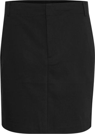 Inwear Zwarte Zella Rok - Eenvoudig en Stijlvol - Dames - Korte rokken - Zwart - XS - Katoen - Rokken