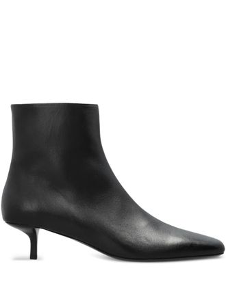 Mars&egrave;ll 50mm Spazzola square-toe boots - women - Calf Leather/Calf Leather/Calf Leather/Rubber - 36 - Black