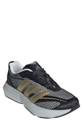 adidas Lightblaze Glow Sneaker in Core Black/Matte Gold/White at Nordstrom Rack, Size 11.5