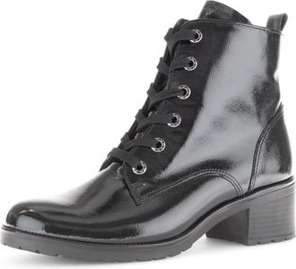 Gabor Jolyon Womens Ankle Boots 4.5 UK Black Patent
