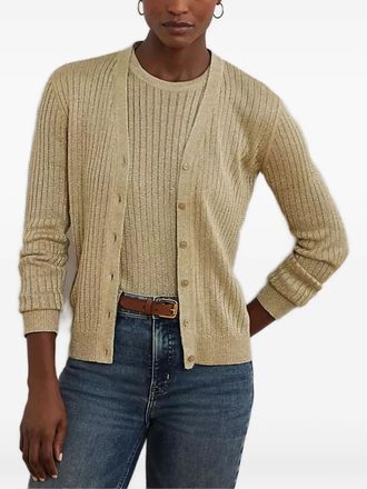 Lauren Ralph Lauren Cardigan a coste - Toni neutri
