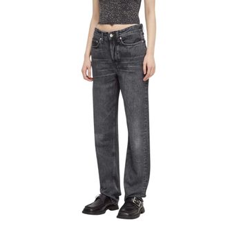 Won Hundred Mujer, Vaqueros, Gris, Talla: W29 L32