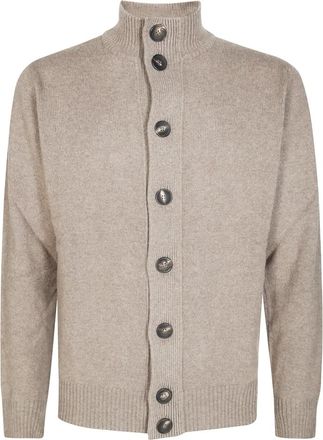 FILIPPO DE LAURENTIIS Heren, Truien, Grijs, Maat: XL Kasjmier