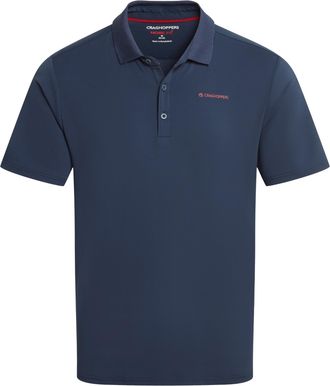 Craghoppers Heren Bramshaw Nosilife Korte Mouwen Golf Polo Shirt (Blauw Marine)
