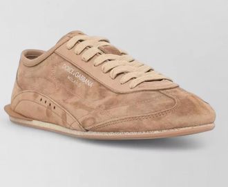 Dolce & Gabbana leather lace-up sneakers