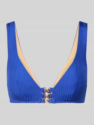 Marie Jo Marie Jo Slim Fit Bikini-Oberteil mit Strukturmuster Modell Emly in Royal, Gr&ouml;&szlig;e XS