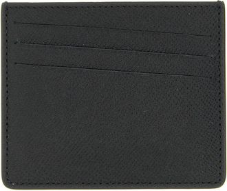Maison Margiela Stitching Detail Card Case - Black