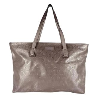 Gucci Pre-owned Tote Bags, female, Gray, Size: ONE SIZE Pre-owned Tote Bag