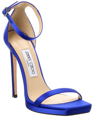 Jimmy Choo London Alva 120 Satin Sandal