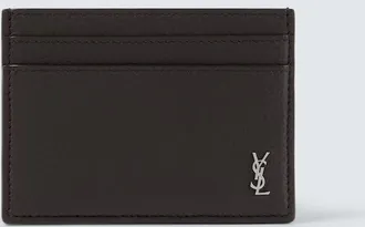 Saint Laurent Cassandre leather card holder
