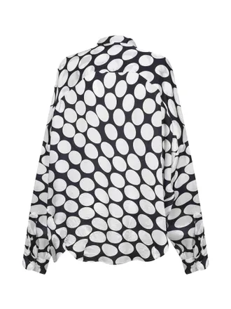 Dries Van Noten Soft Ellipses-Printed Viscose Shirt - Black