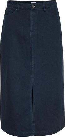 Saint Tropez IluSZ Denim Rok - Dames - Rokken - Blauw - Maat: S Denim