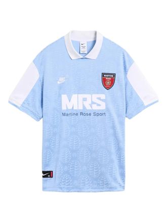 Nike x Martine Rose short-sleeves polo top - Blu