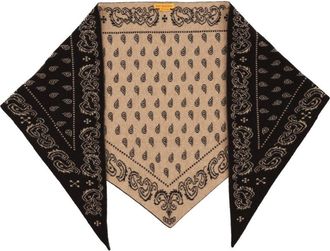Guest In Residence The Wild Rag Reversible Intricate Pattern Cashmere Scarf
