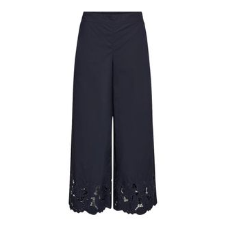 Mos Mosh Broek - Dames - Wijde Broeken - Blauw - M - Broeken