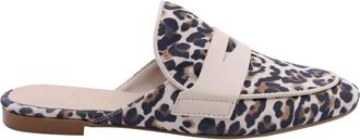 &Egrave; Mia Stijlvolle Muiltjes - Dames - Slip ons - Veelkleurig - 37 EU - Leer - Schoenen