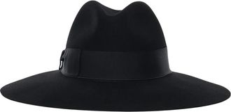 Borsalino Hats - Dames - Hoeden - Zwart - L - Accessoires