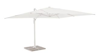BIZZOTTO Sombrilla de aluminio blanco de 3x4