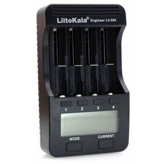 OEM Cargador De Bater&iacute;a Inteligente Liitokala Lii-500 De 4 Ranuras Para Bater&iacute;as Recargables De Iones De Litio De 3,7 V Y Ni-mh De 1,2 V (pantalla Lcd, Mo