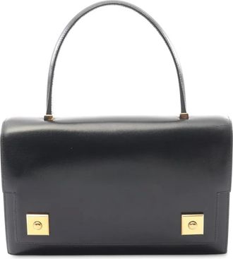 Hermès Borsa a mano Piano in pelle Box Calf 1984 - Nero